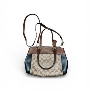 Coach Brown and Black Crossbody Bag
